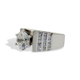 Modern Diamond Statement Ring