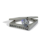 Modern Split Band Ring