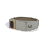 Ruby Square Top Men’s Ring