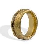 Endure yellow gold eternity band