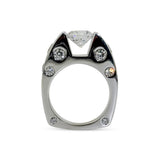 Modern Diamond Statement Ring