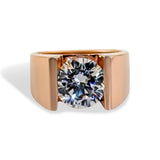 Bold Rose Gold Solitaire