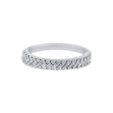 14K White Gold 0.40 Ct Baguette Diamond Band