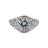 Open Halo Engagement Ring Mounting