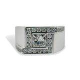 Princess Cut Diamond Men’s Band