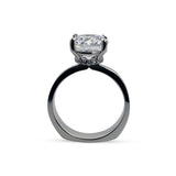 Under Bezel Solitaire Ring