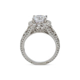 Open Halo Engagement Ring Mounting