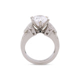 18K White Gold 2.75 Ct Five Row Mounting