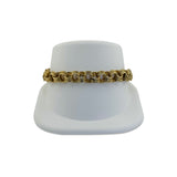 Textured Gold Link Bracelet