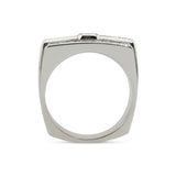Emerald Diamond Multi-Row Band