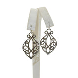 Open Cut Diamond Drop Earrings