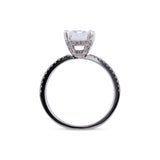 14K White Gold 0.40 Ct Diamond Split Shank Mounting