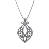 Diamond Scroll Fancy Pendant