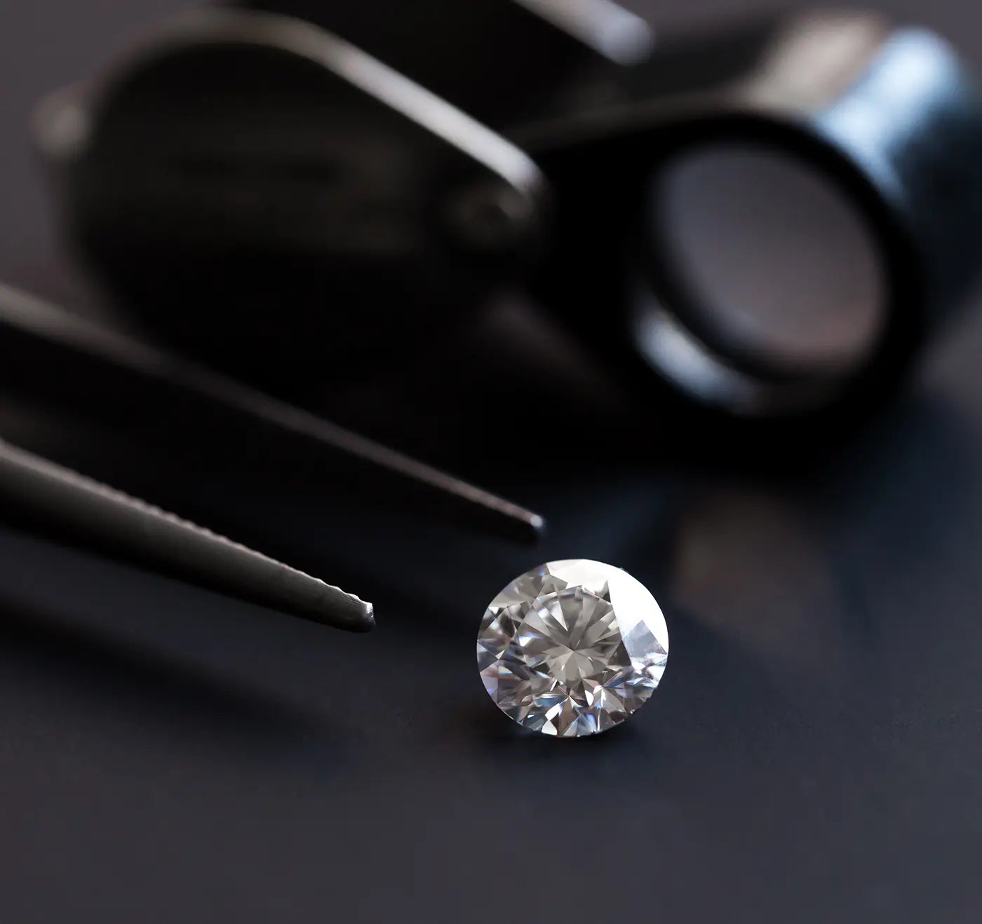 a loose diamond inspection at JosephK Jewelers in Westside Portland, Oregon