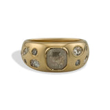 Rose-Cut Diamond Dome Ring
