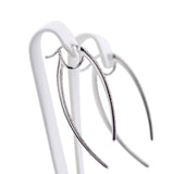 14K White Gold 1.00 Ct Inside Out Hoops