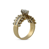 Marquise diamond statement mounting