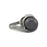 Tahitian Pearl Diamond Ring