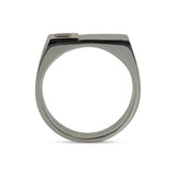 Ruby Square Top Men’s Ring