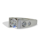 Modern Diamond Statement Ring