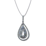 Double Pear Diamond Pendant