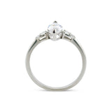18K White Gold Marquise Diamond Mounting